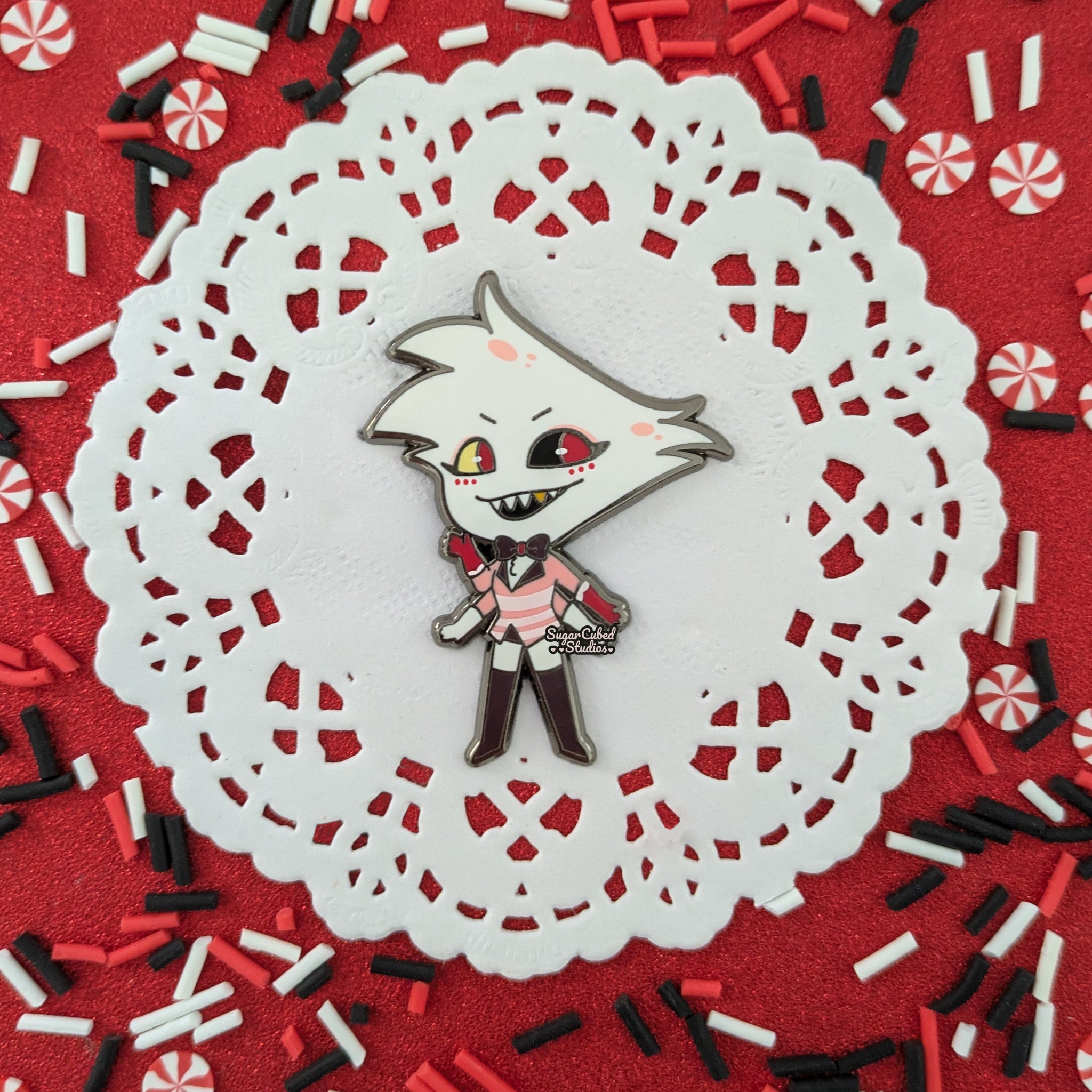 Angel Dust - Hazbin Enamel Pin