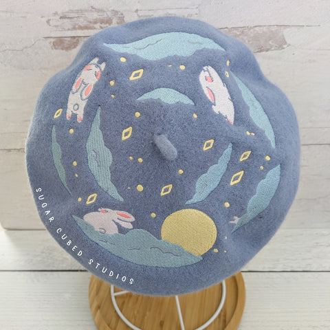 Bunny on the Moon Beret