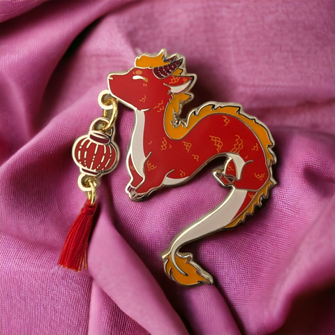 [Patreon 02.2024] The New Year's Dragon - Enamel Pin