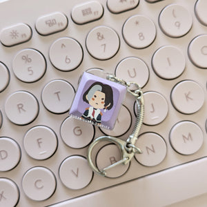 Emet - Fidget Keycap Keychain