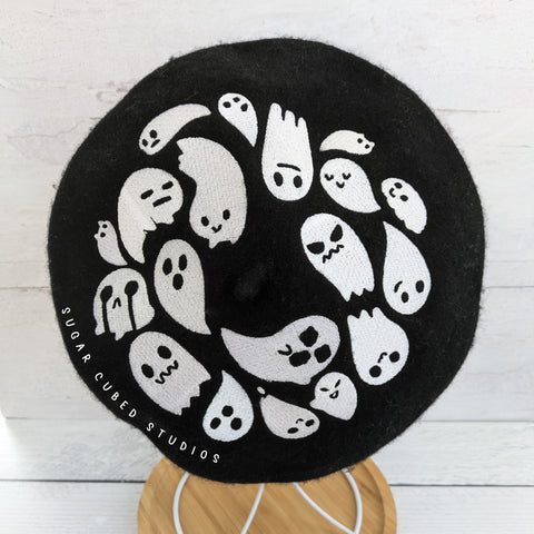 Ghosty Boo Crew Beret