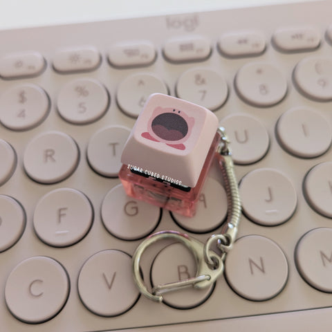 Kirbo - Fidget Keycap Keychain