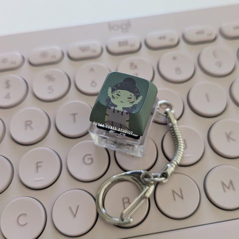 Lae'zel, BG3 - Fidget Keycap Keychain