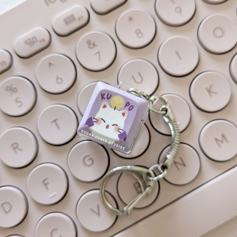 Kupo! Moogle - Fidget Keycap Keychain