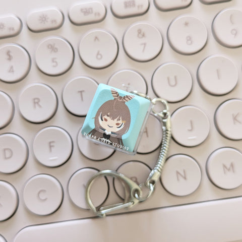 Nanashi Mumei - Fidget Keycap Keychain