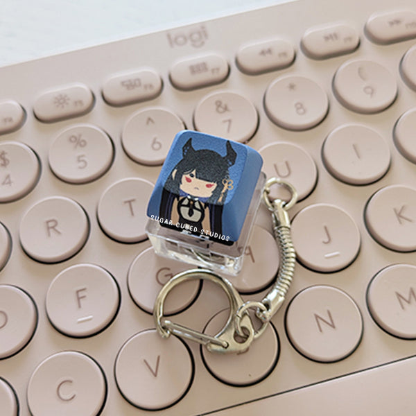 Nerissa Ravencroft - Fidget Keycap Keychain