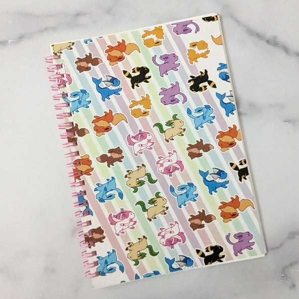 Eeveelution Big Stompies! Spiral Stickerbook