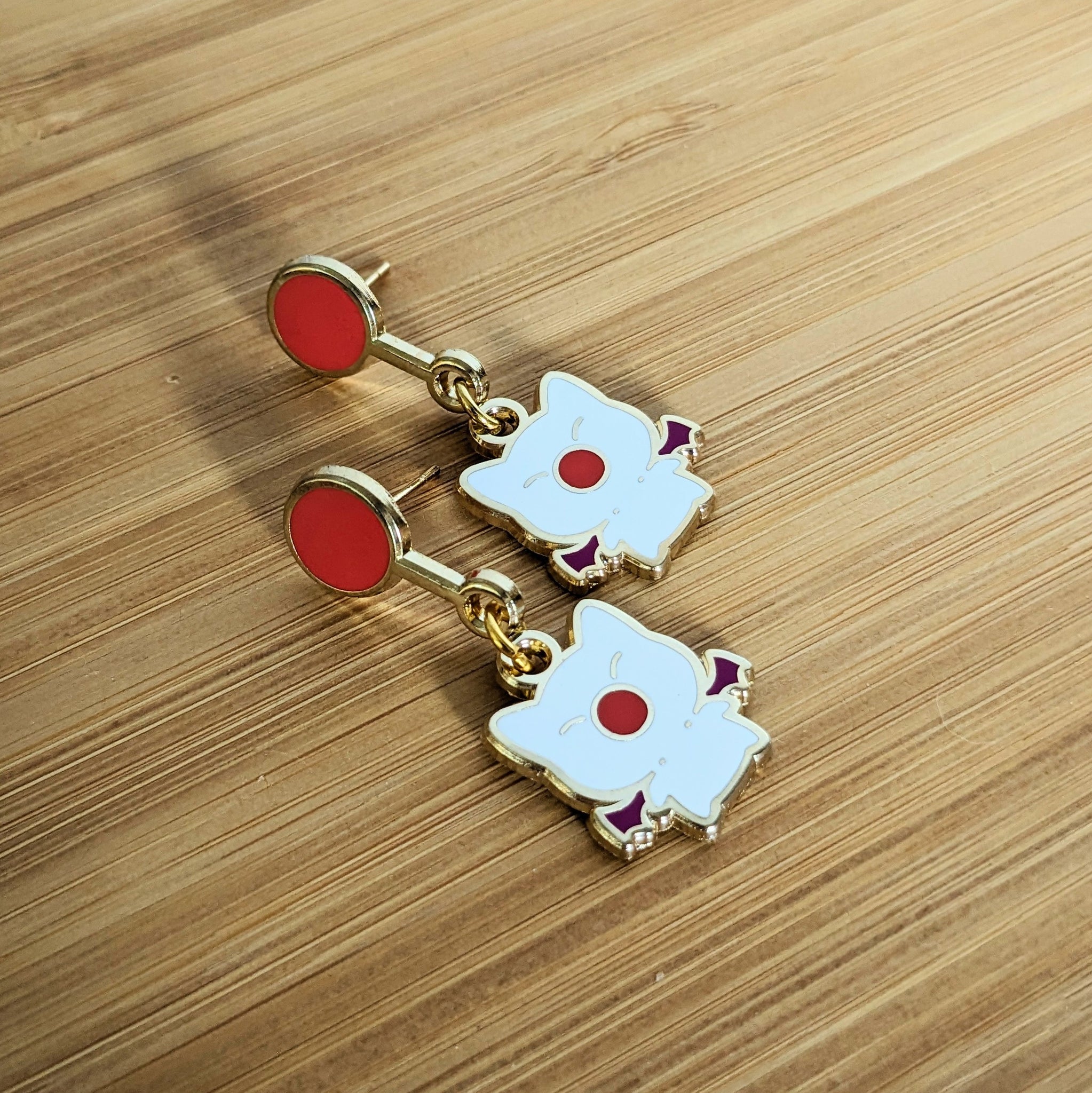 Moogle Dangle Earrings