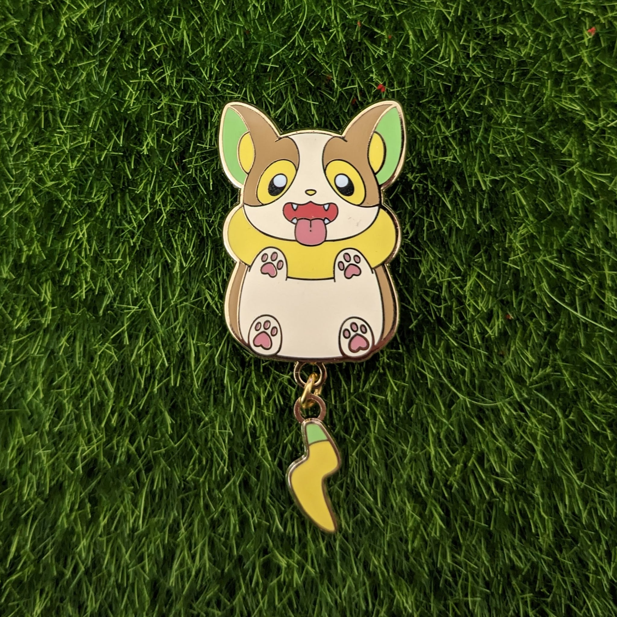 #835 - Dangle Tail Enamel Pin