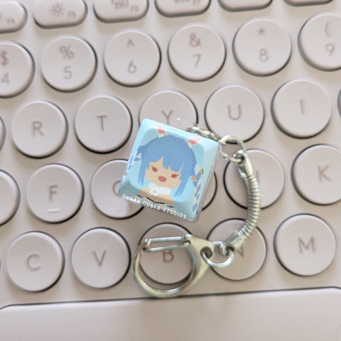 Usada Pekora - Fidget Keycap Keychain