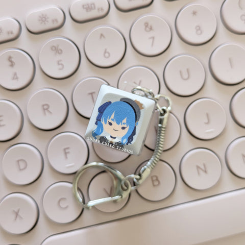 Hoshimachi Suisei - Fidget Keycap Keychain