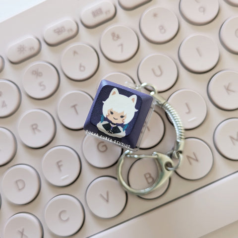 Y'shtola - Fidget Keycap Keychain